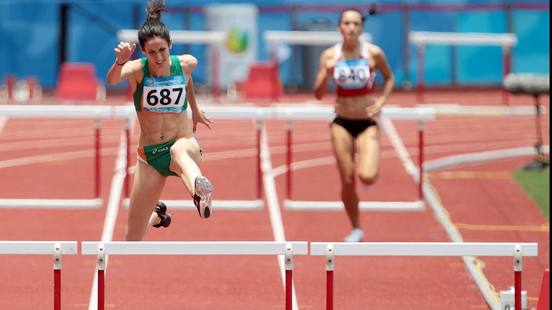 Jessie Barr (left) is through to the final of the women’s 400m hurdles at the European Athletic Championships