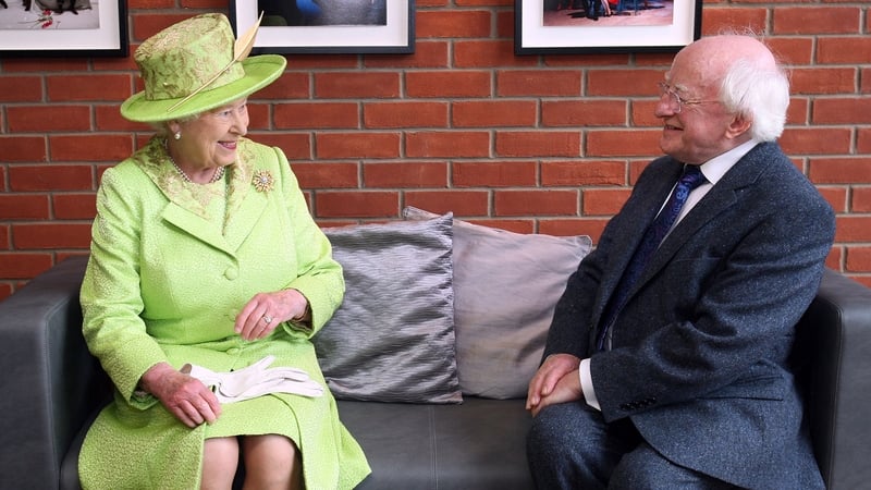 Britain's Queen Elizabeth II visited Ireland in 2011