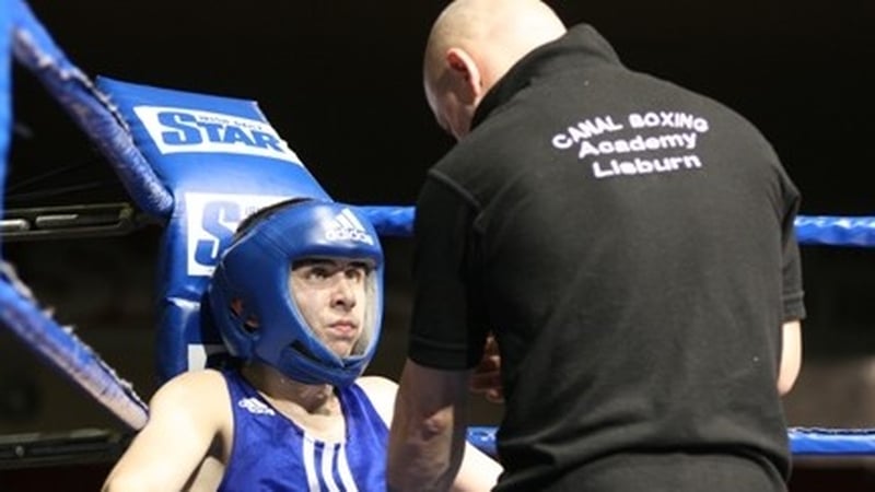Jason McKay overwhelmed Lithuanian light-flyweight Arturas Bankauskas in his quarter-final bout