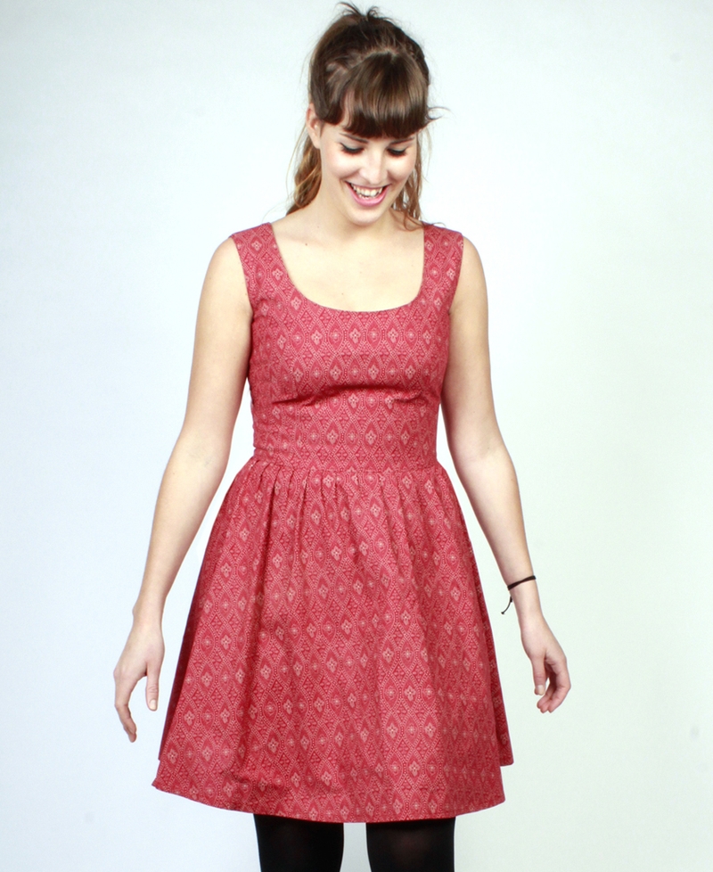 Tokiki Emma printed red cotton sundress, was €75 now €59