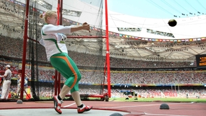 Eileen O'Keeffe was highly tipped, but could only manage tenth in the hammer heats