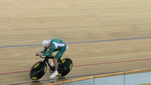 David O'Loughlin didn't manage to make it out of the qualifying event in track cycling