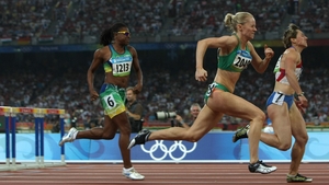 Derval O'Rourke couldn't get out of her heats in the 100m hurdles
