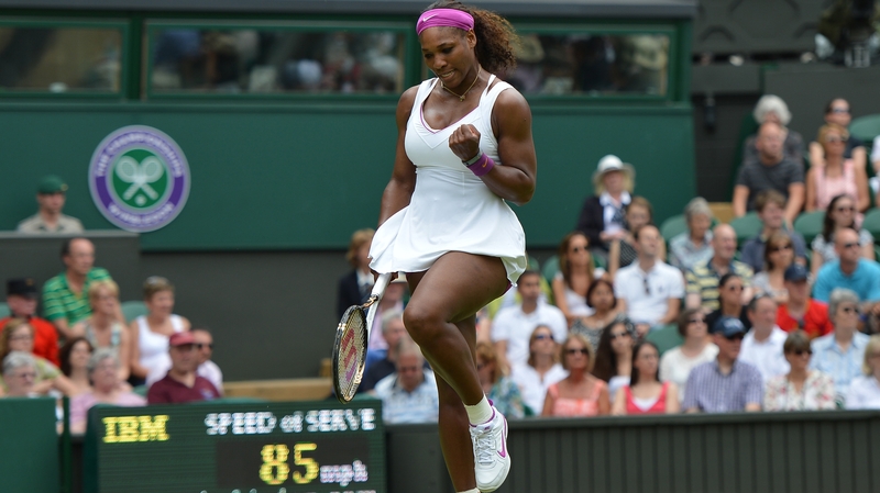 Williams' second-round victory was never in doubt