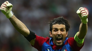 Gianluigi Buffon was thrilled with his team-mate's strike