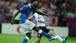 Balotelli doubled the Italian lead with a sensational finish