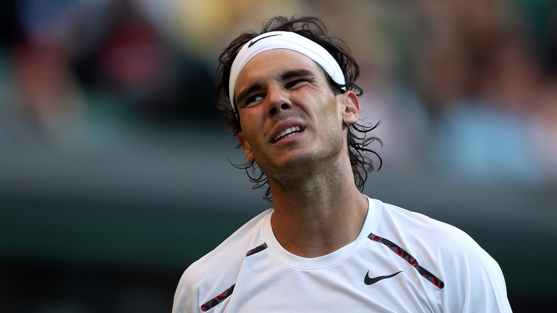 The pain of an early SW19 departure is etched on the face of Nadal