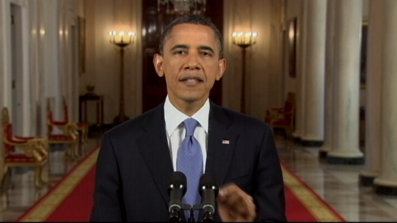 Barack Obama said Mitt Romney's running mate is bent on imposing "top-down economics"