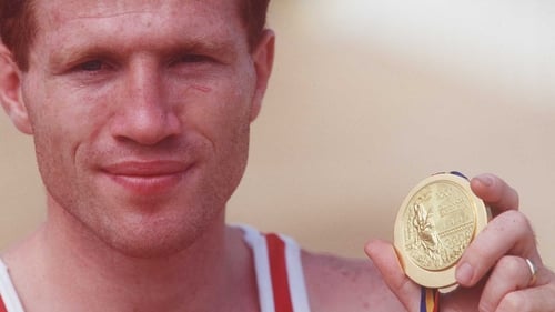 Michael Carruth and his gold