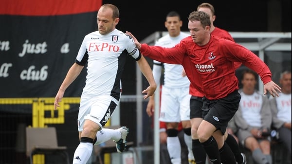 Danny Murphy (l) spent five seasons with Fulham