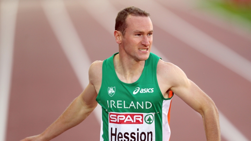 Paul Hession benefited from another athlete breaking the lane in Helsinki