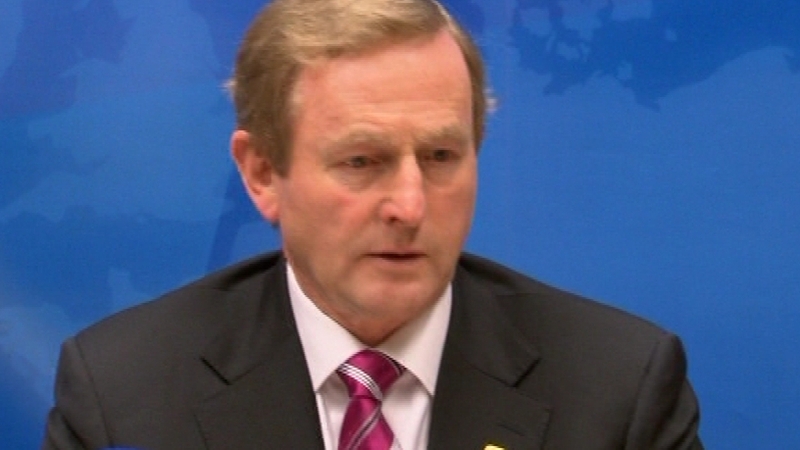 Enda Kenny met the victims' relatives in Dublin today