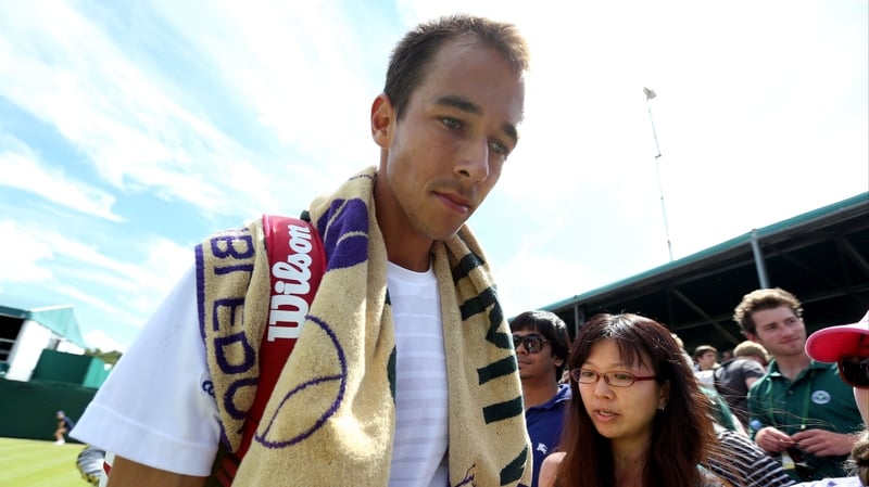 Lukas Rosol failed to repeat his heroics of Thursday night