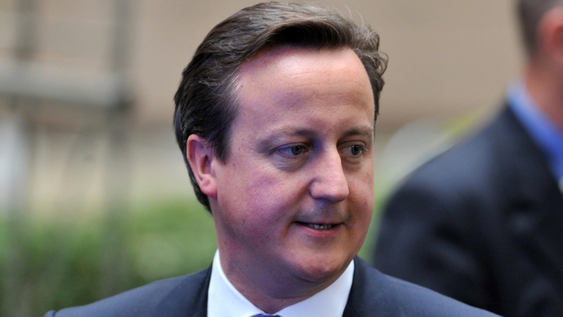 David Cameron said a vote may be needed UK's relationship with EU