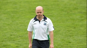 Fermanagh manager Peter Canavan grimaces after the final whistle at Brewster Park