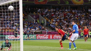 David Silva fired the Spanish in front after 14 minutes