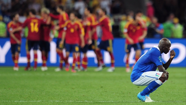 Dejection for Mario Balotelli as he ponders what might have been