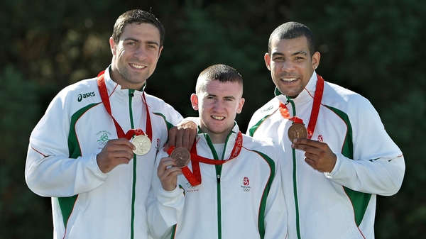 Kenneth Egan, Paddy Barnes and Darren Sutherland secured a hat-trick of medals for Ireland in China