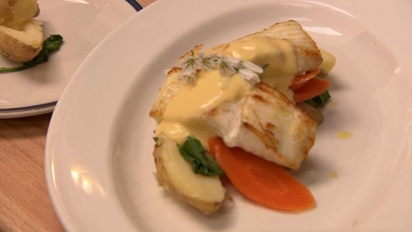 Martin Shanahan's Poached Turbot with Ballycotton Potato & Hollandaise Sauce