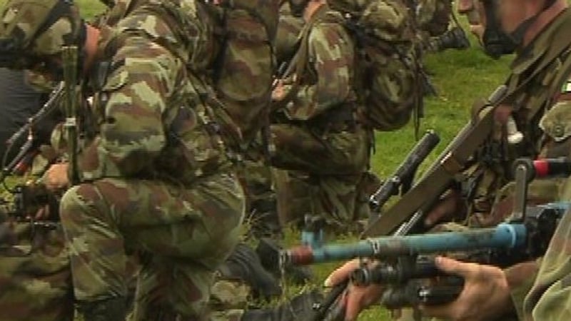 Irish troops provide training to the Ukrainian Armed Forces under an EU Common Security and Defence Policy mission