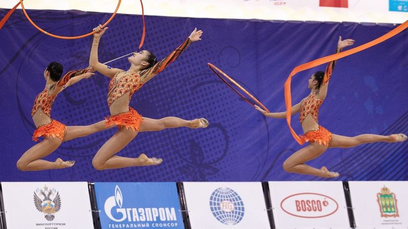 Japan rhythmic gymnastics team are applying the final touches ahead of the London games