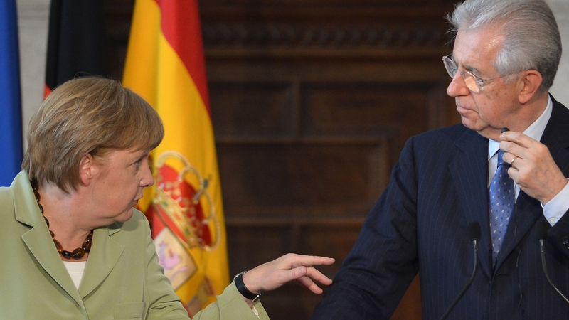 The talks in Rome precede next Monday's meeting of eurozone finance ministers