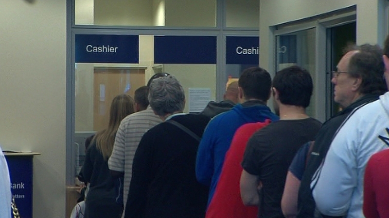 Union says bank officials share customers' sense of frustration