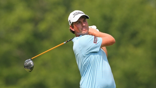 Webb Simpson birdied four of the last six holes at White Sulphur Springs