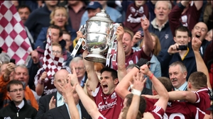 Fergal Moore becomes the first-ever Galway captain to lift the Bob O'Keefe Cup