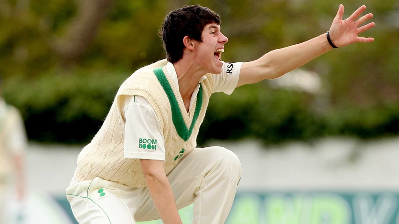 George Dockrell took three wickets against the Netherlands