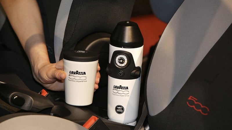 The first production car in the world available with a fully integrated espresso coffee machine as an accessory