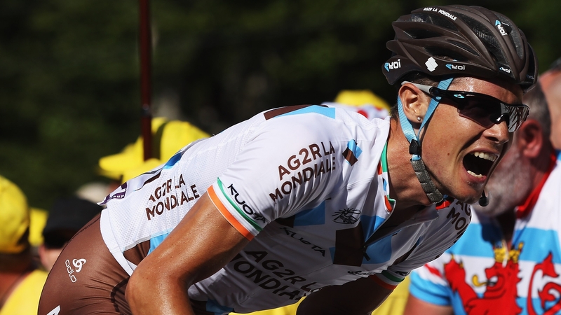 Nicolas Roche is in 10th position after nine stages