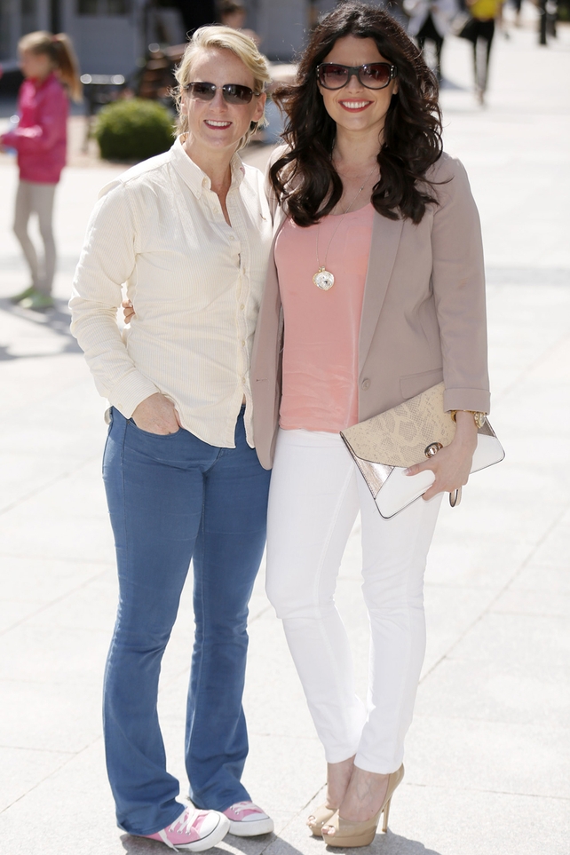 Sybil Mulcahy and Lisa Cannon