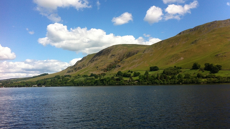 Lake Ullswater in the English Lake District