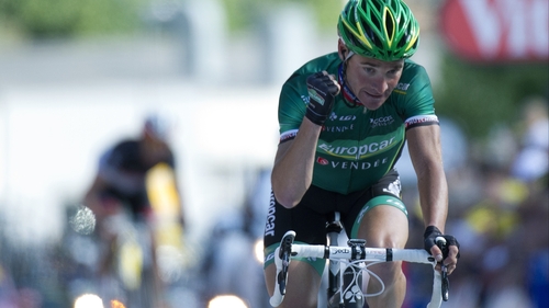 Thomas Voeckler claimed the 10th stage on the Tour de France