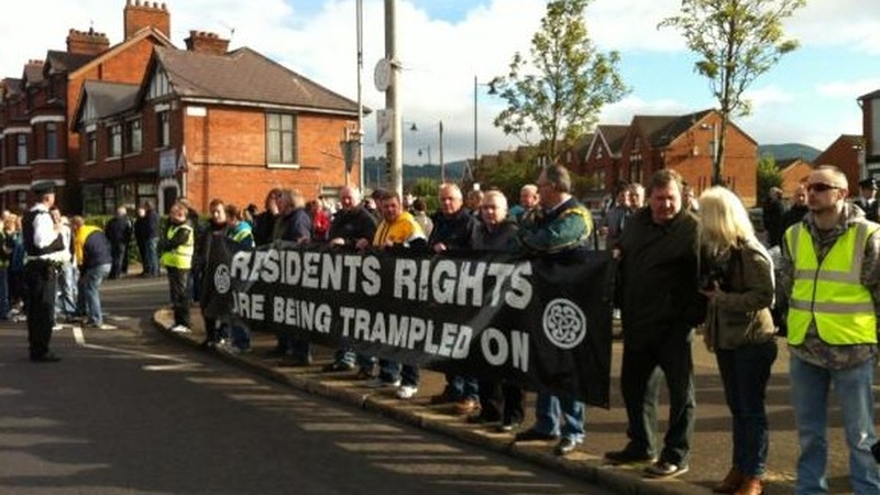 Residents are opposed to the march