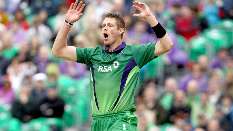 Boyd Rankin in action for Ireland in 2012