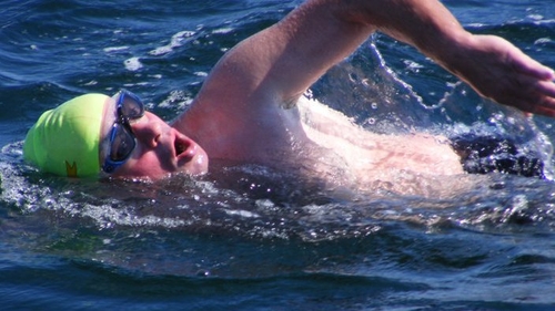 It could take Steve Redmond 35 hours to swim to Pembrokeshire