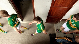 The Kerry side prepare to enter the field at Cusack Park in Mullingar