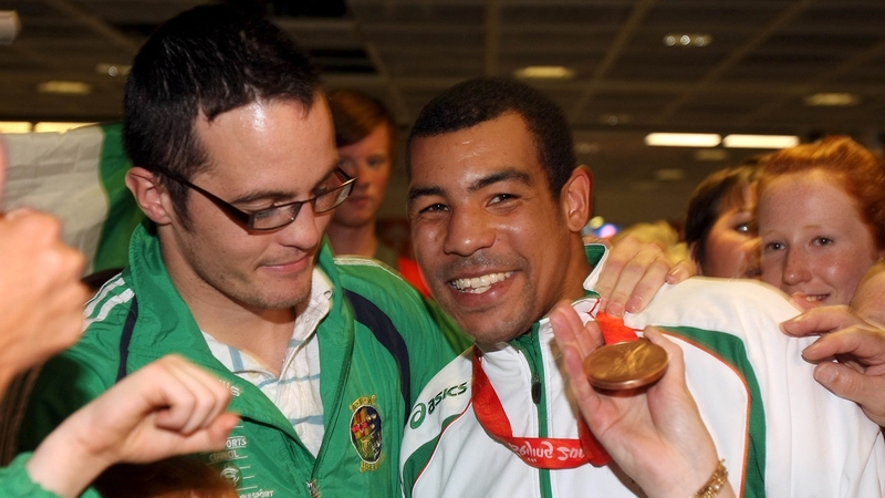 Darren O'Neill and Darren Sutherland pictured after 2008 Olympics