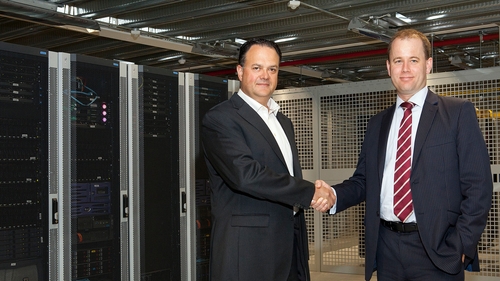 Quent Rickerby, NxSystems Ltd and Scott McConnell, Sales Director for TelecityGroup Ireland