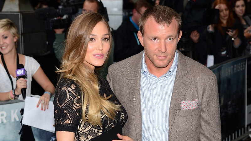 Jacqui Ainsley and Guy Ritchie