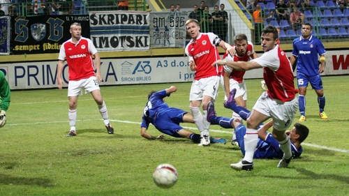 Despite the concession of a late goal - it's advantage Pat's for the second leg