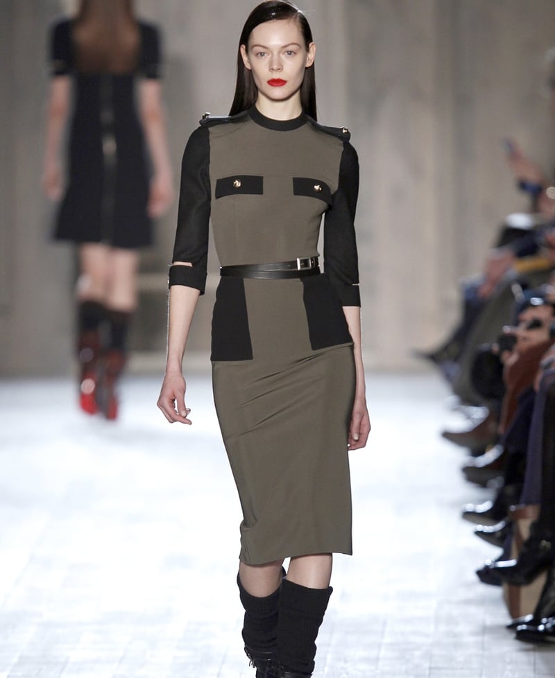 Victoria Beckham military style dress, €1650 at Brown Thomas