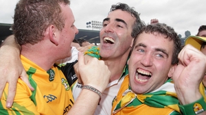Donegal manager Jim McGuinness is congratulated by fans after his side won the 2012 Ulster title