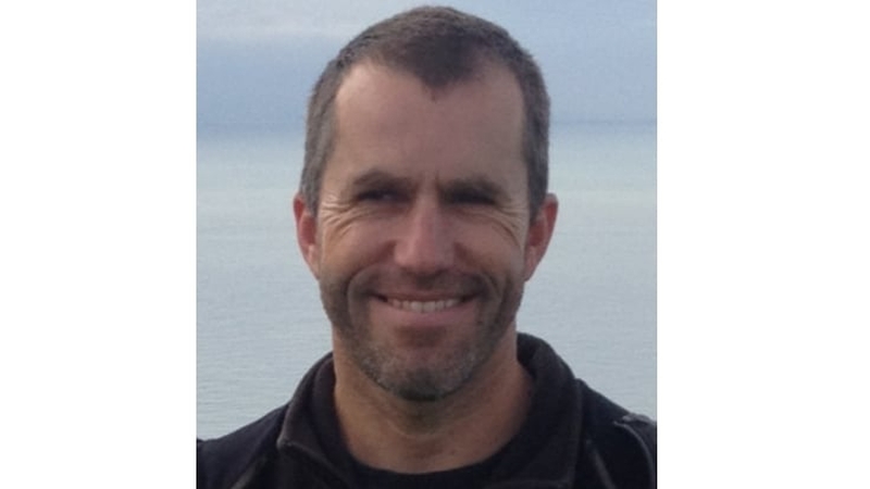 Páraic Casey undertook the swim to raise funds for charity