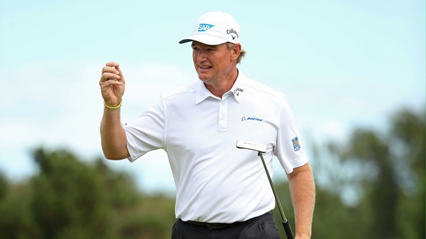 Ernie Els - The Big Easy hit four birdies on the back nine to post seven under and win the Claret Jug at Royal Lytham & St Annes
