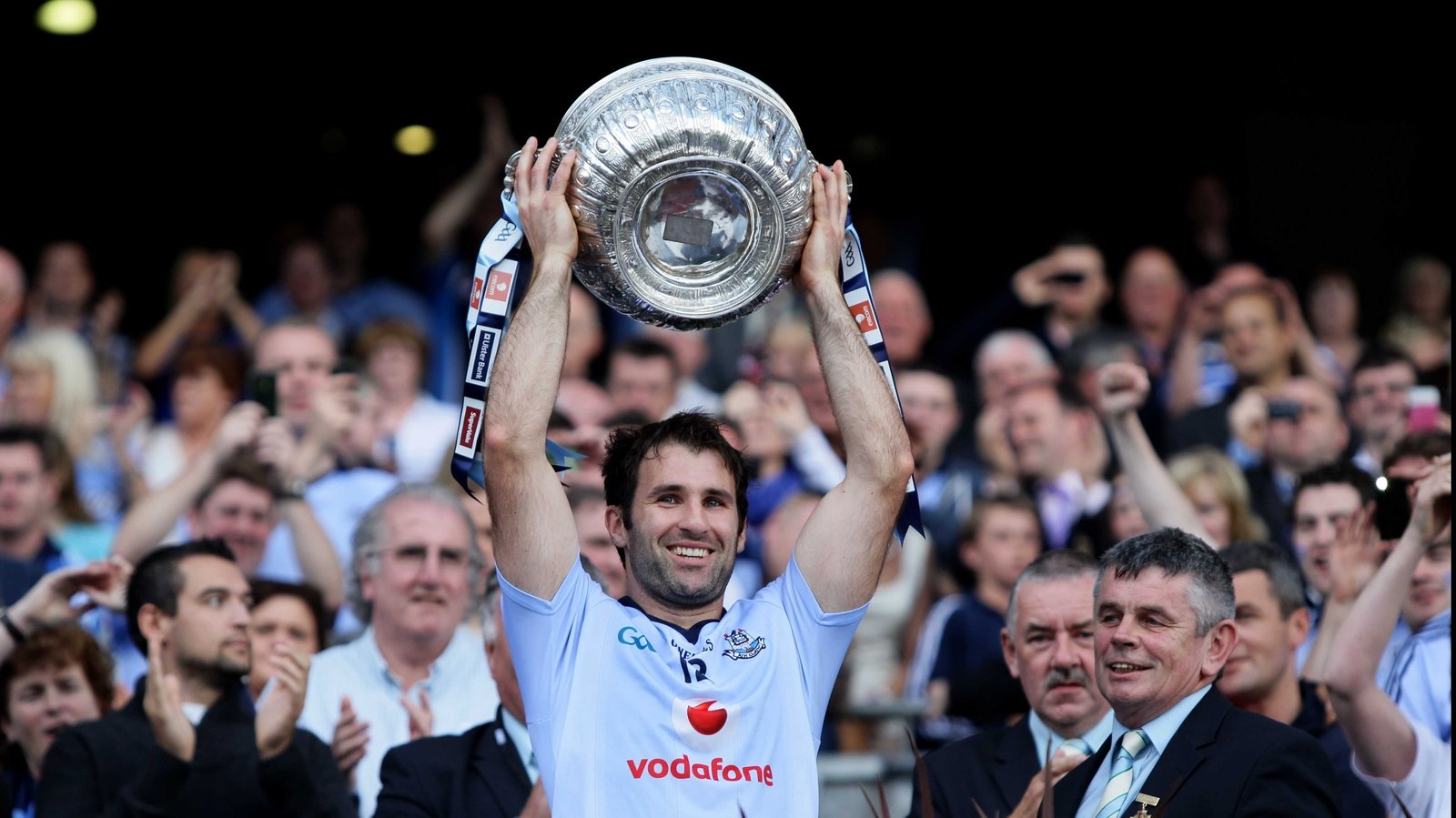 Bryan Cullen lifts Sam Maguire in 2011