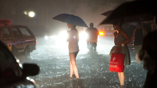 Beijing received about 170mm of rain on average