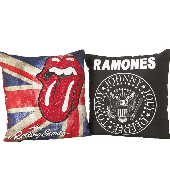 Penneys printed rock band cushions €6 each (late summer)